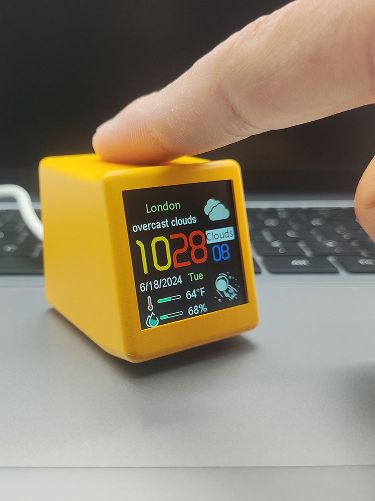 Smart Wi-Fi Weather Clock Gift Guide: Mini Pixel TV, Live Weather & No-App Setup