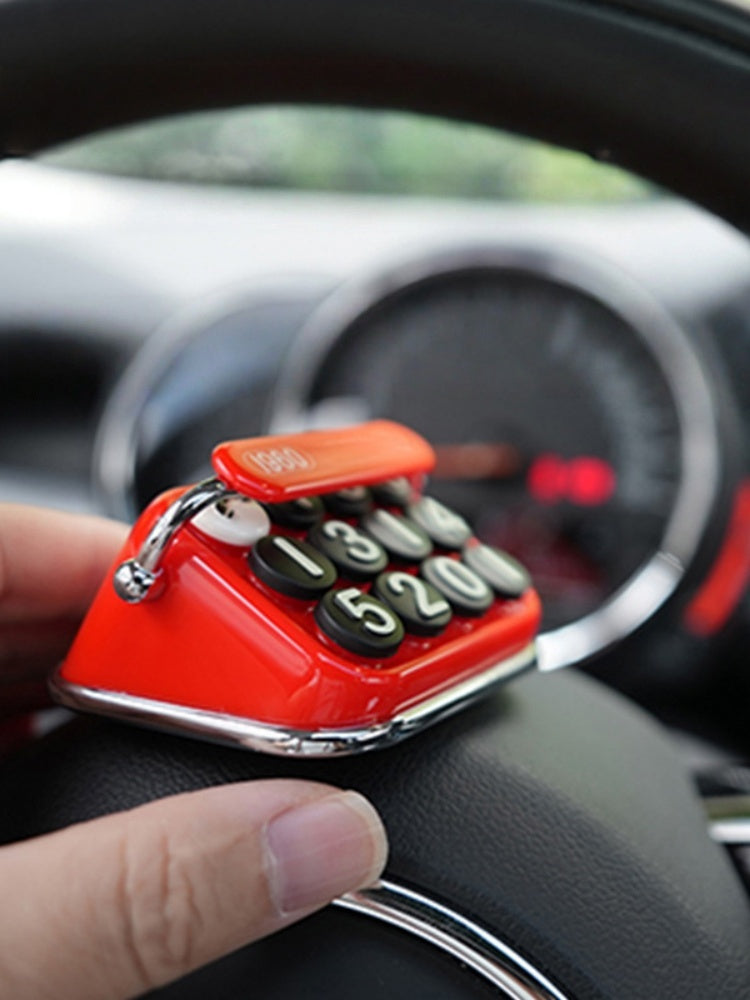 The Retro Typewriter Parking Plate That Makes Your Dashboard Look Designed on Purpose