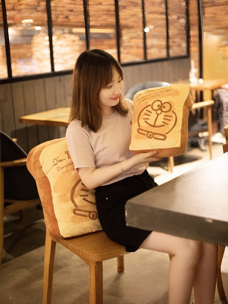 Reversible Ice Silk Plush Nap Pillow Gift Guide: Dorayaki & Toast for All-Season Naps