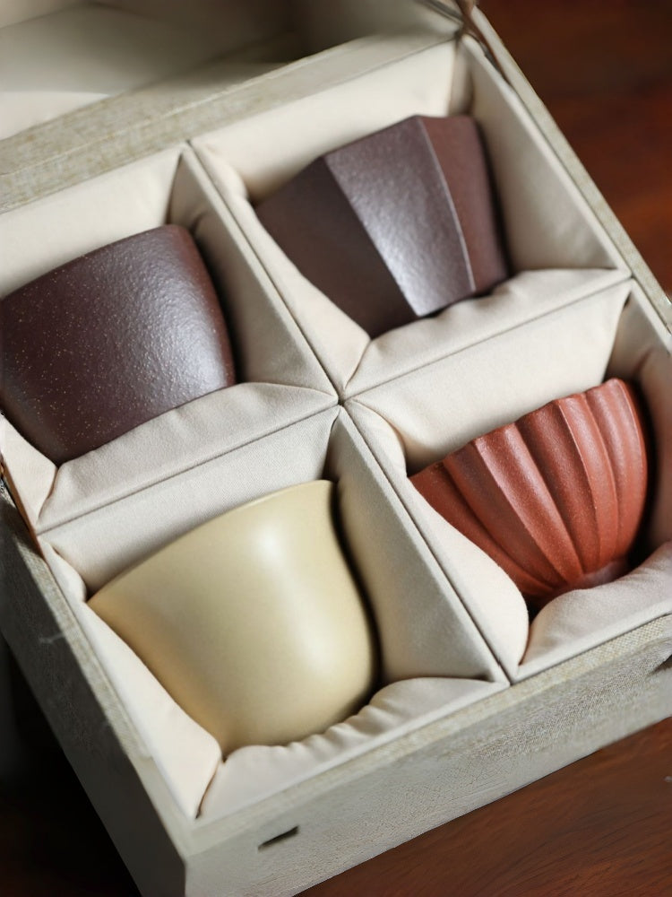 Zisha Chinese Tea Cup Gift Set