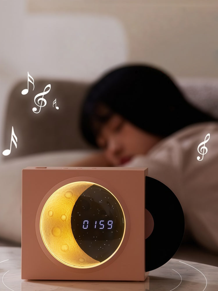 Moon-Dial Retro Vinyl Bluetooth Speaker