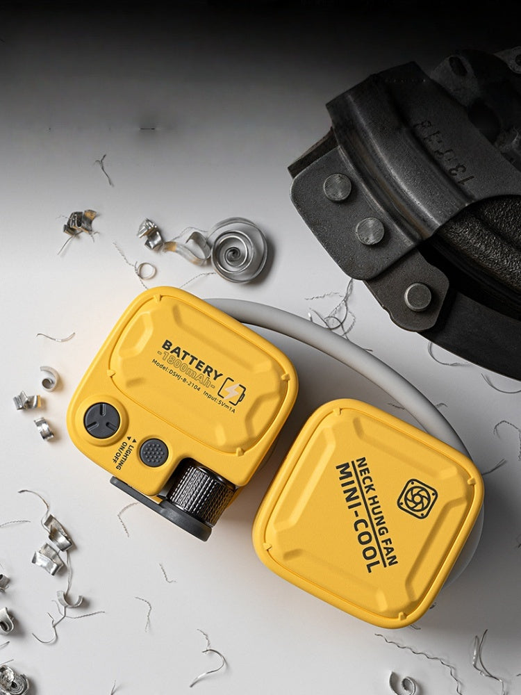 Wearable Neck Fan with Flashlight