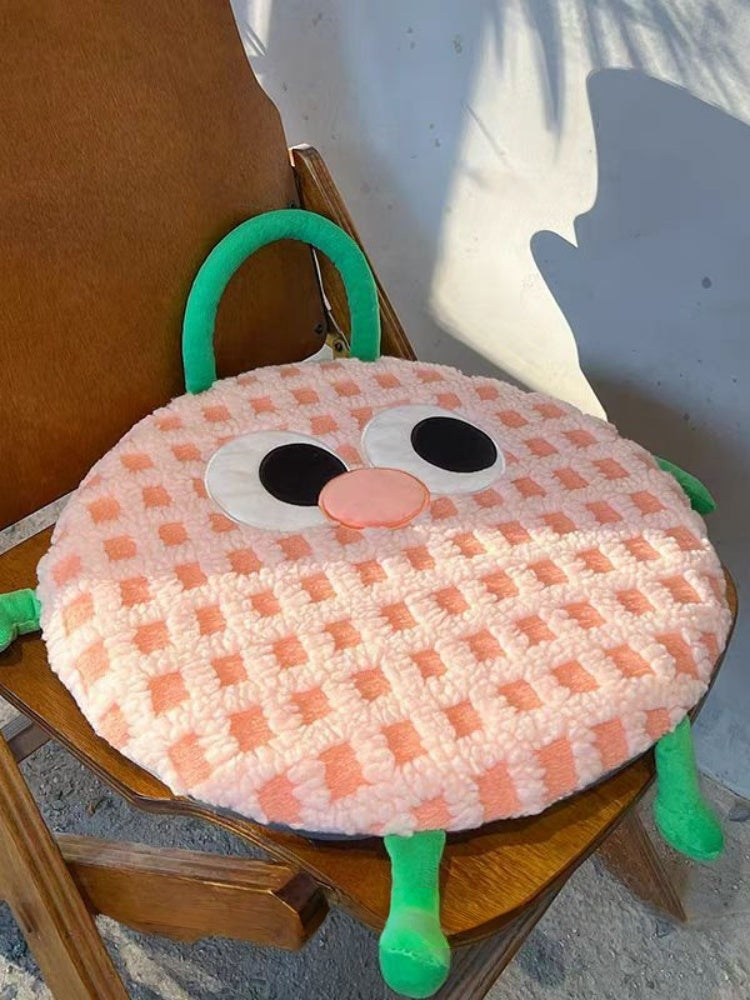 Cute Dopamine Round Memory Foam Cushion