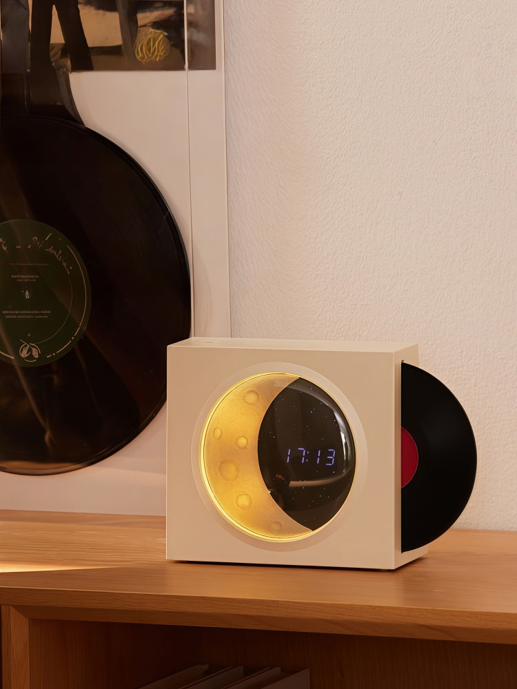 Moon-Dial Retro Vinyl Bluetooth Speaker