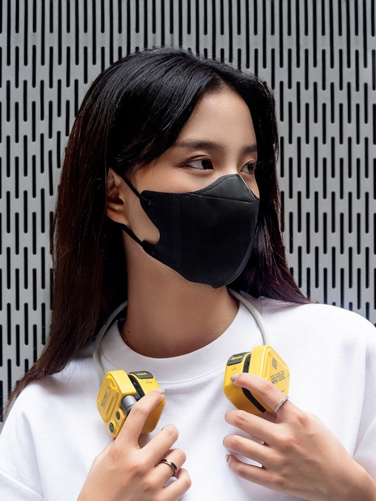 Wearable Neck Fan with Flashlight