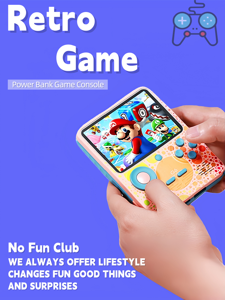 Retro Handheld Game Console Power Bank
