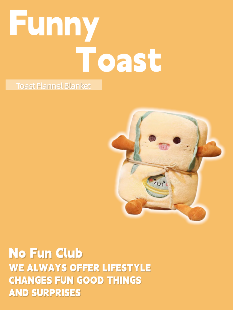 Toast Flannel Blanket