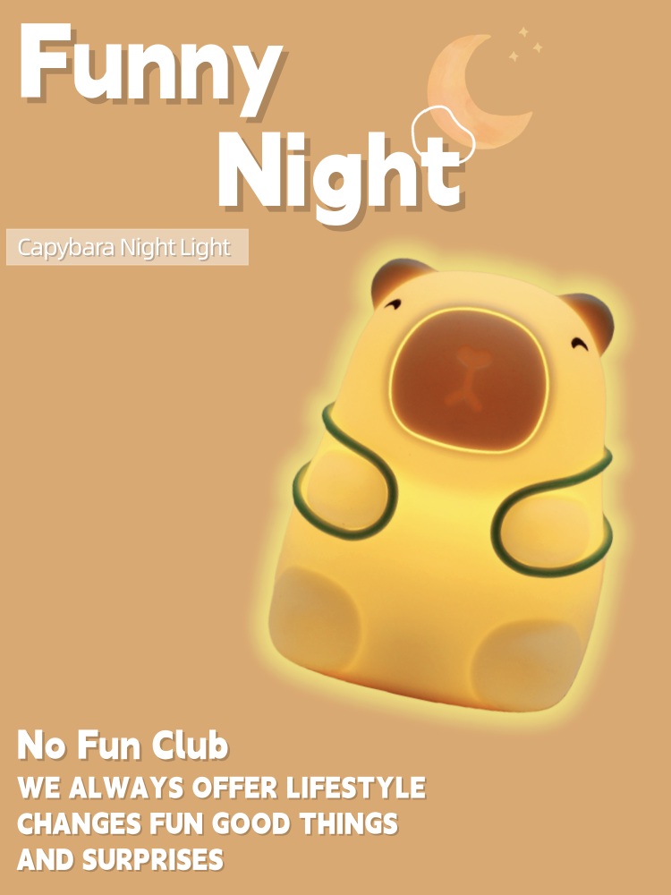 Capybara Silicone Night Light