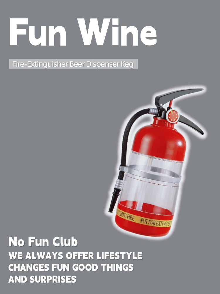 Fire-Extinguisher Beer Dispenser Keg