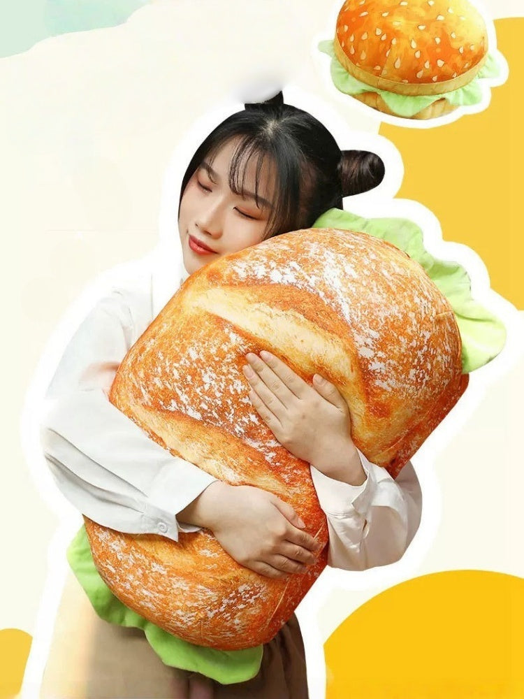 2-in-1 Burger Pillow Seat Cushion