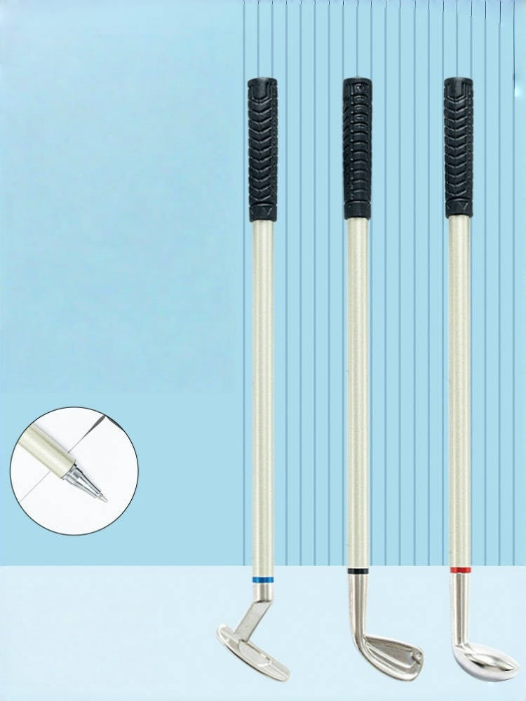Golf Club Metal Ballpoint Pen Gift Set