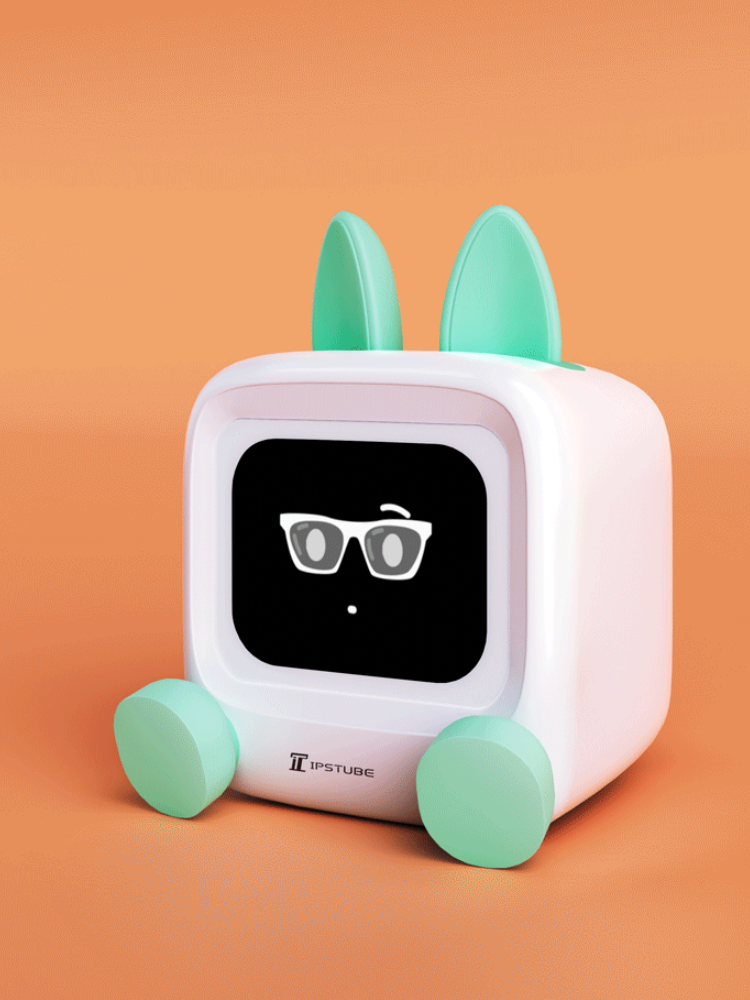 Desktop Pet Robot Clock & Bluetooth Speaker