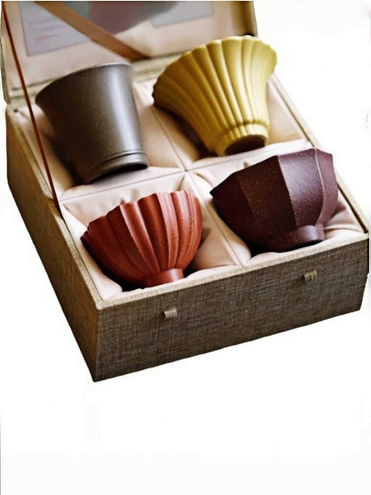 Zisha Chinese Tea Cup Gift Set