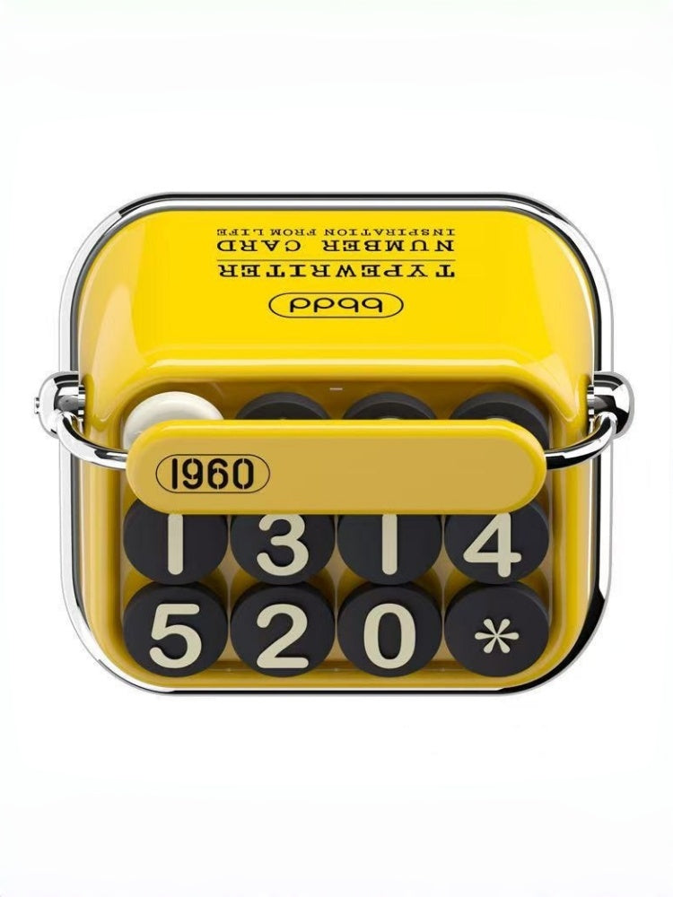 bbdd Typewriter Parking Number Plate