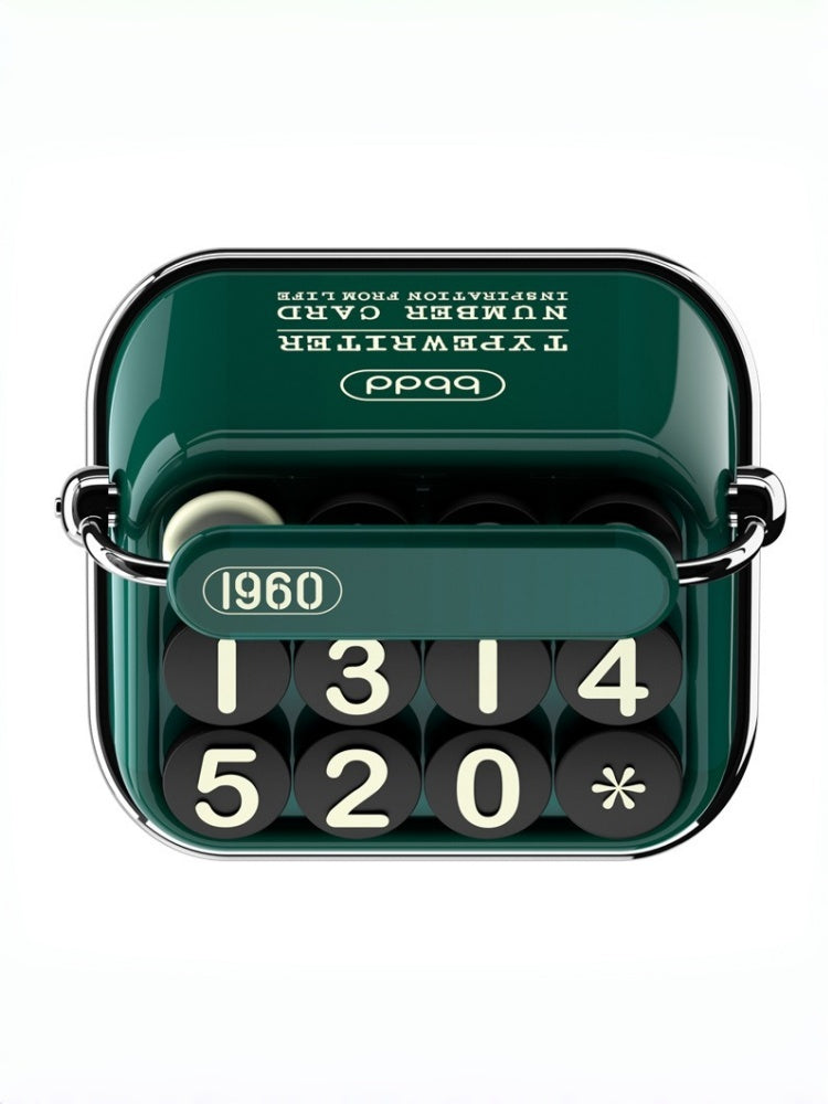 bbdd Typewriter Parking Number Plate