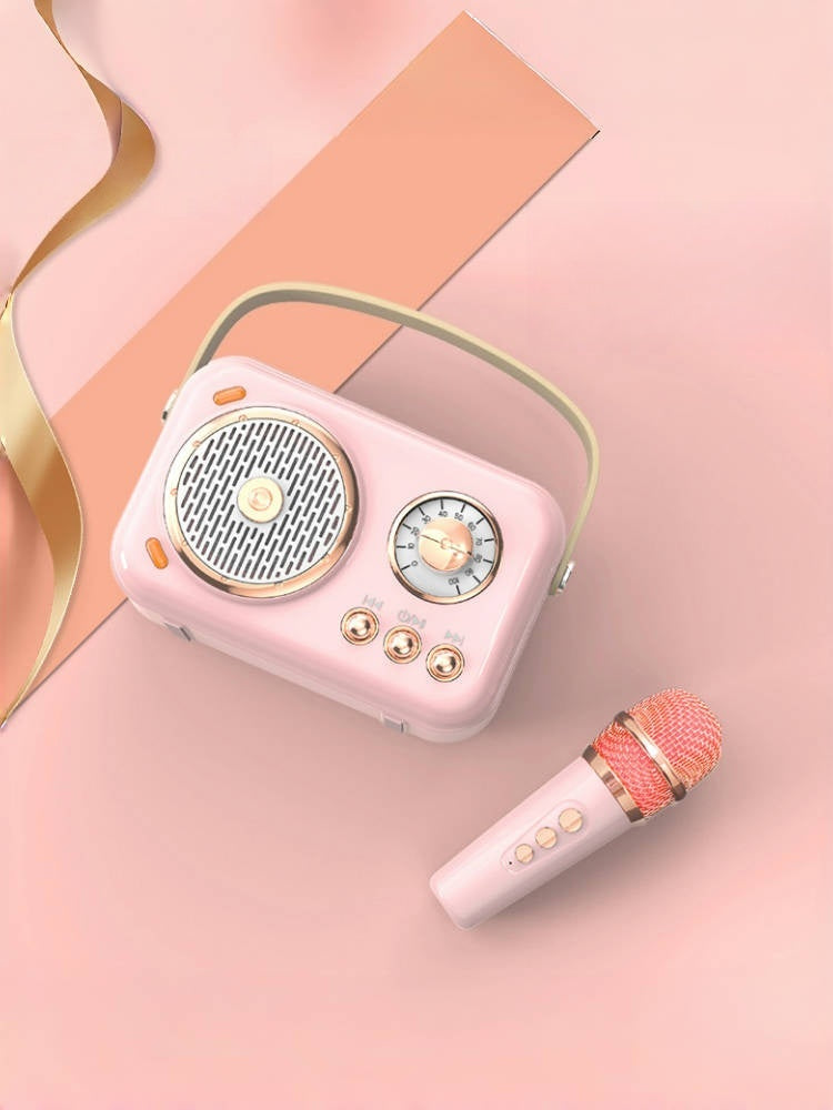 Mini Wireless Karaoke Speaker & Microphone