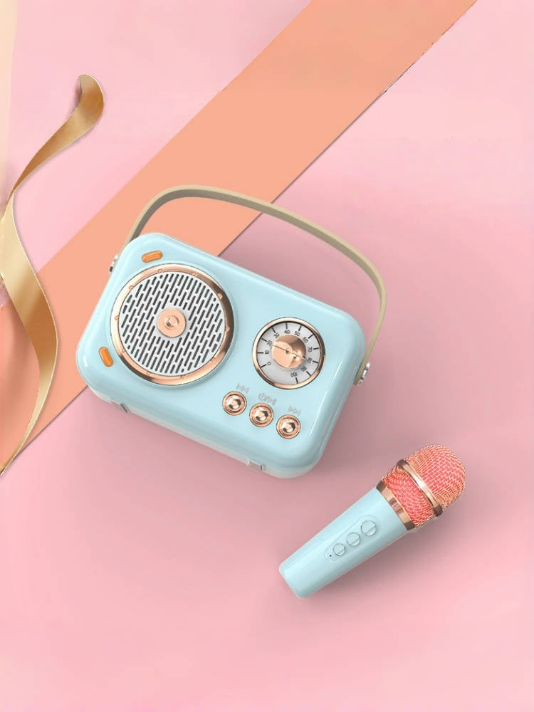 Mini Wireless Karaoke Speaker & Microphone
