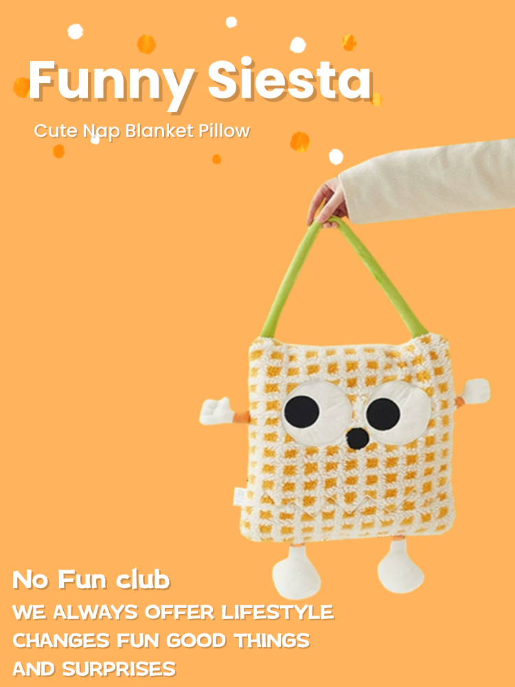 Monster Eyes Sherpa–Flannel Convertible Pillow Blanket