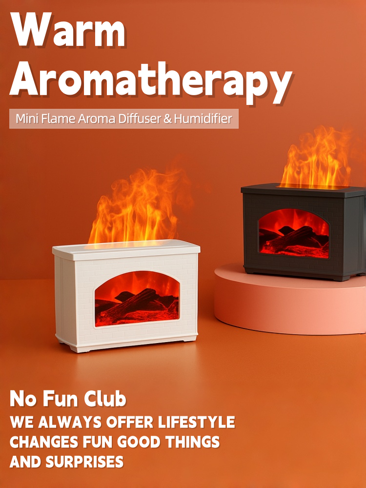 Flame Effect Aroma Diffuser & Humidifier