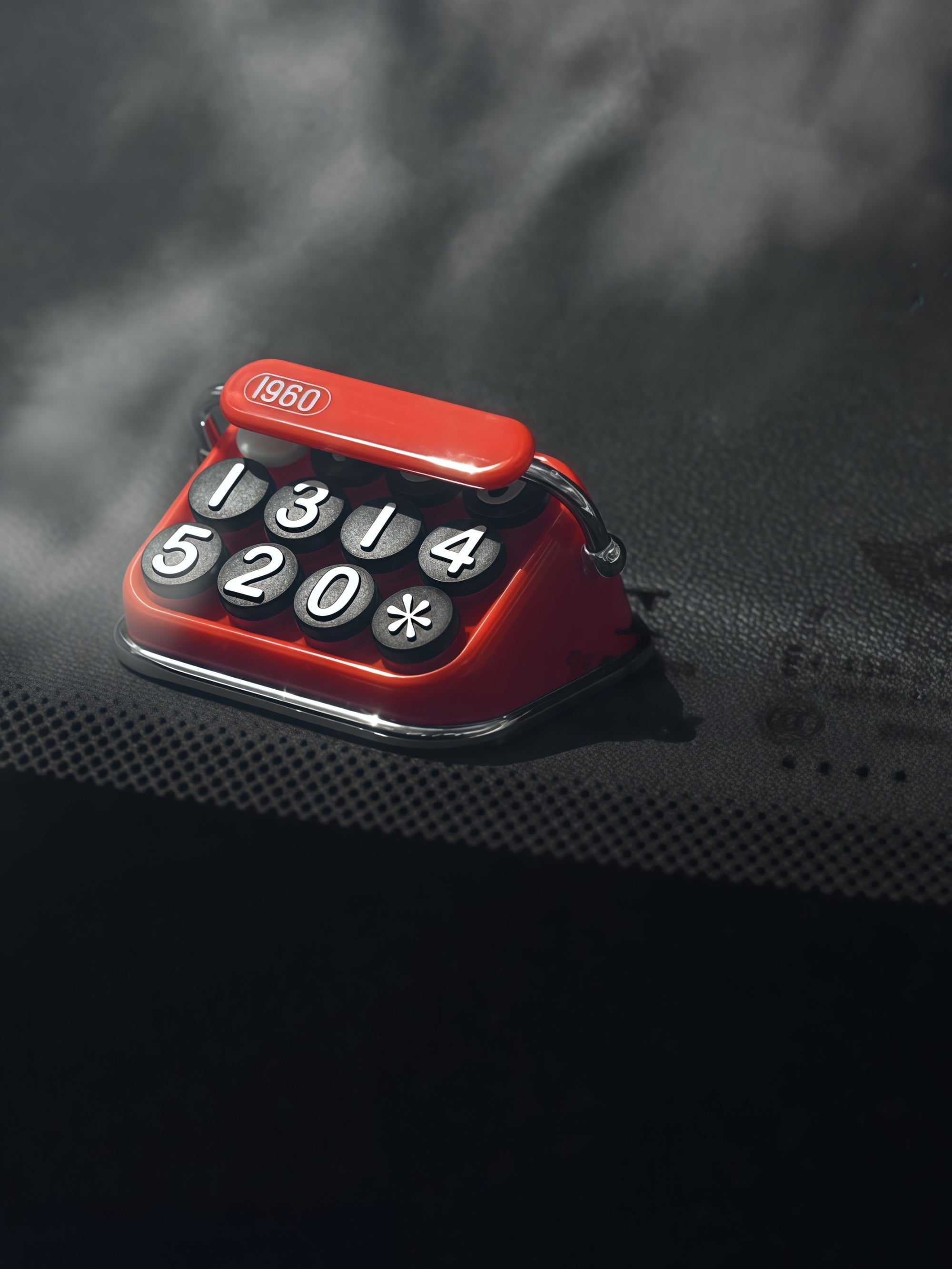 Typewriter Parking Number Plate