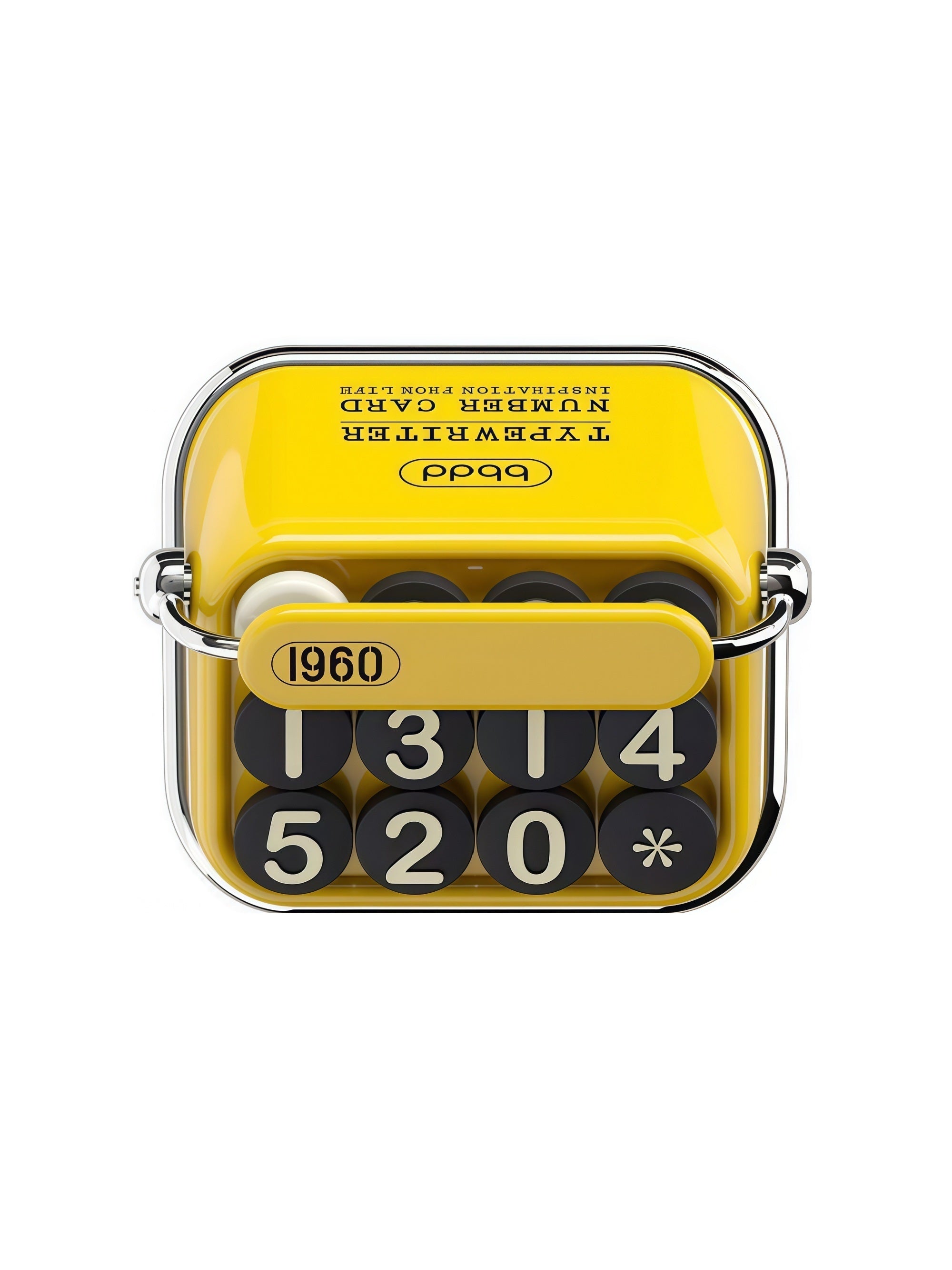 Typewriter Parking Number Plate