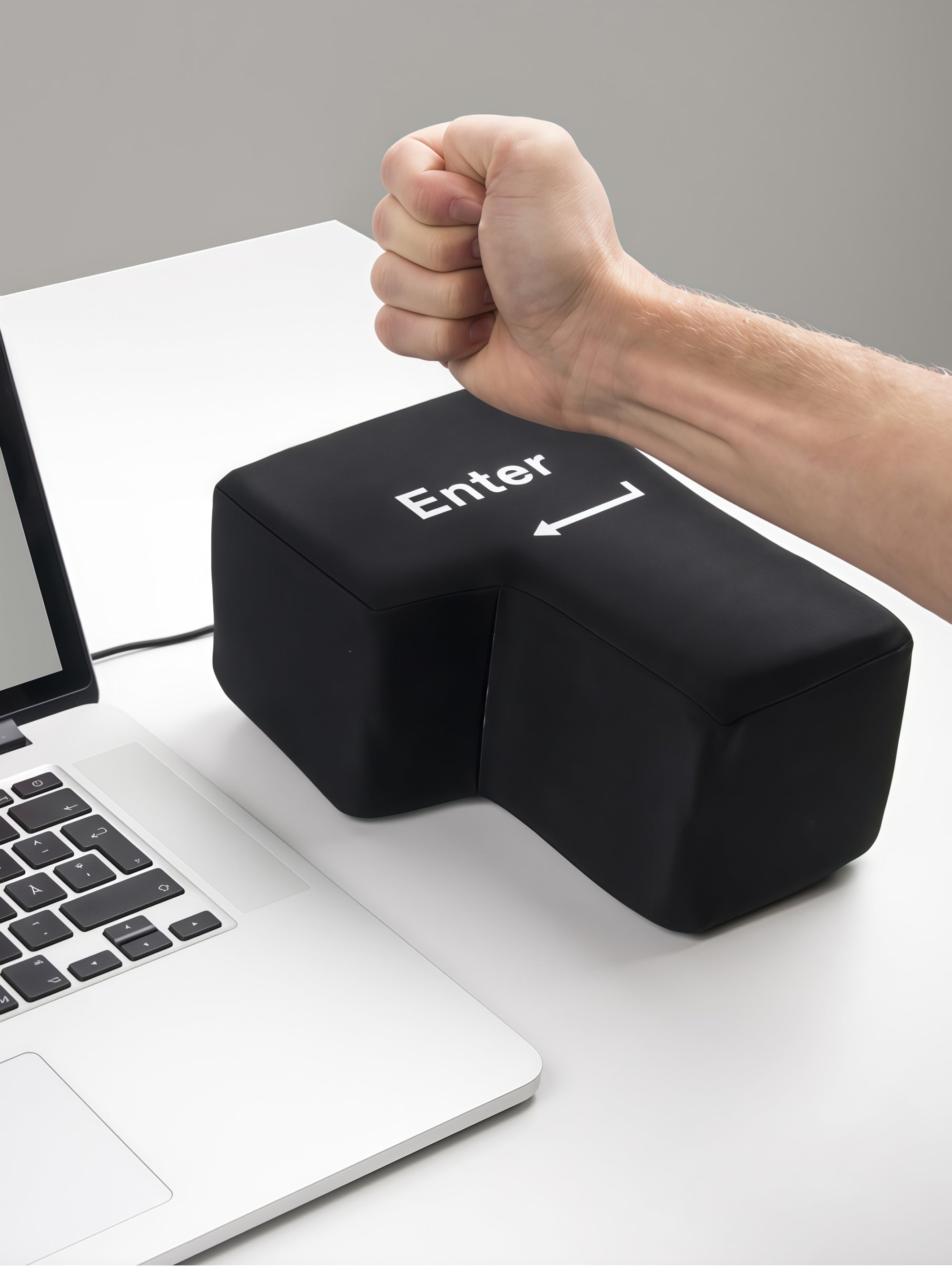 Big Enter Key USB Stress-Relief Pillow