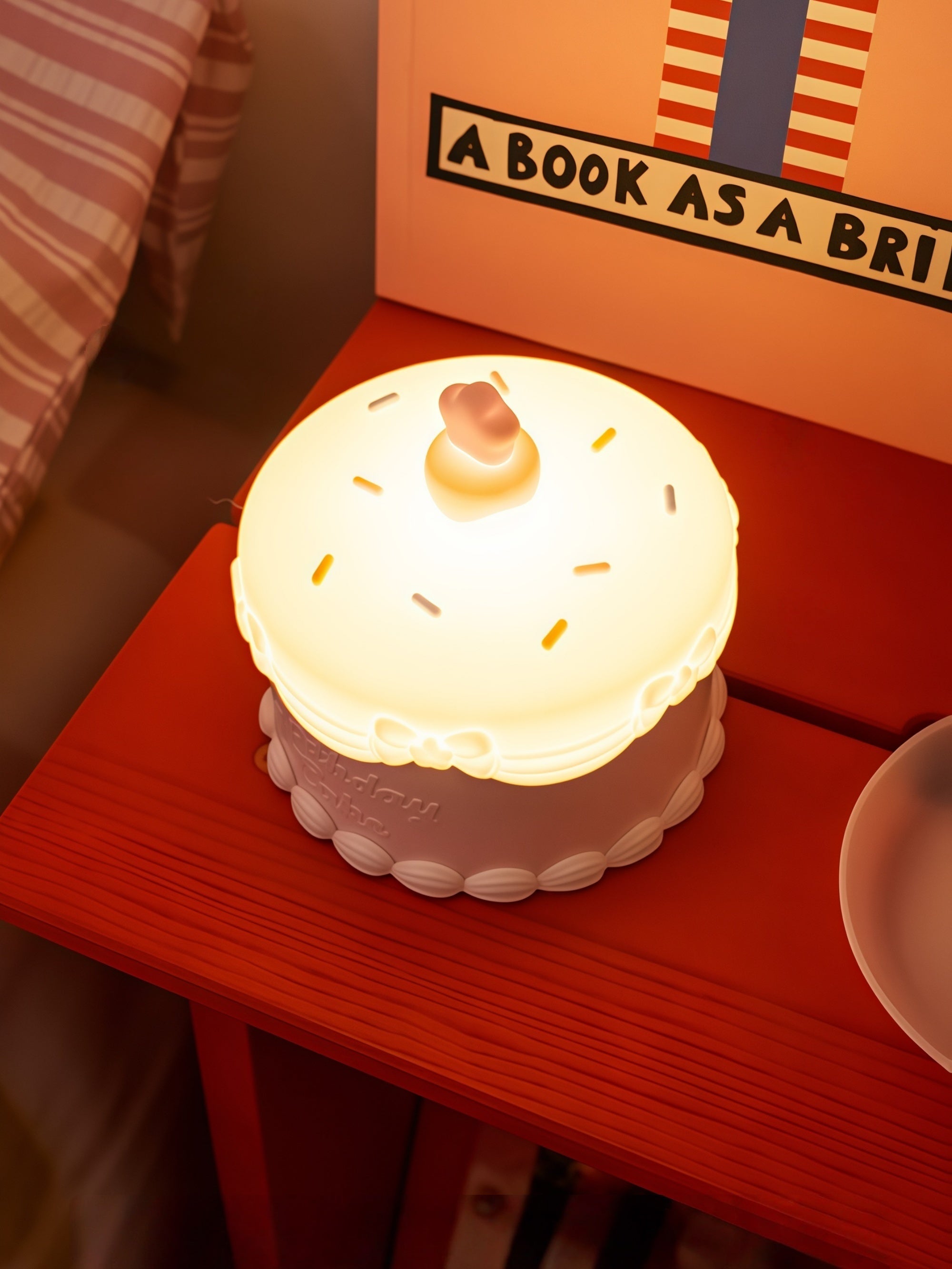 Birthday Cake Silicone Night Light