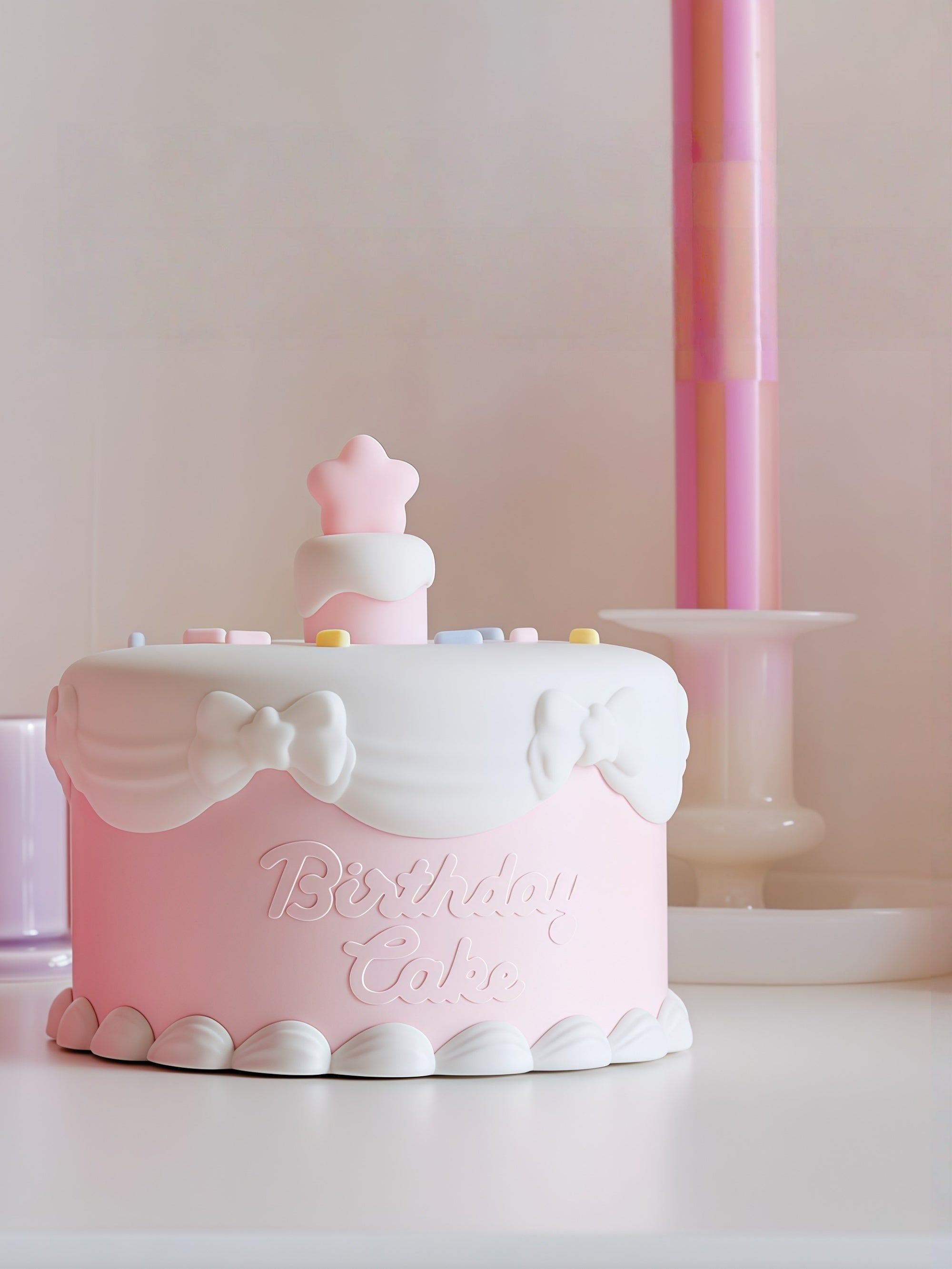 Birthday Cake Silicone Night Light