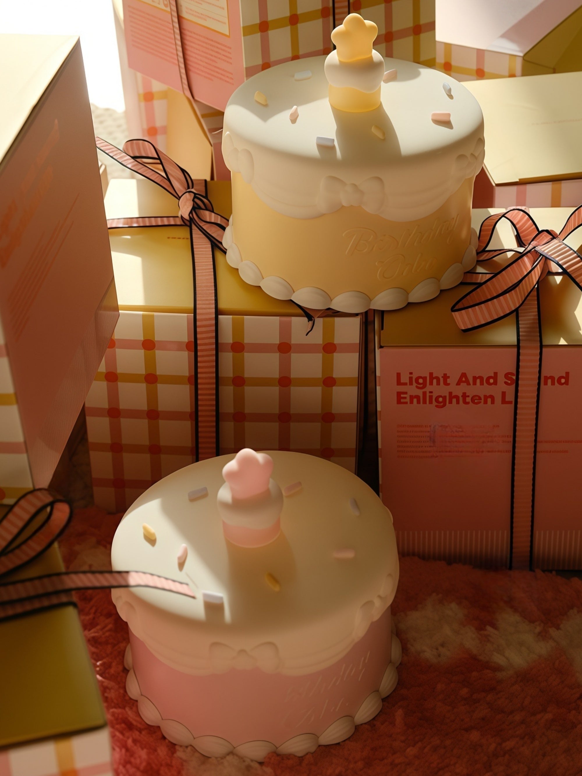 Birthday Cake Silicone Night Light