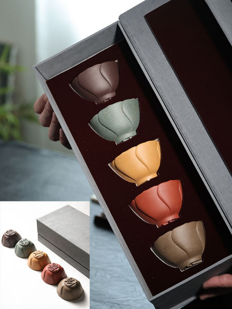 Zisha Chinese Tea Cup Gift Set