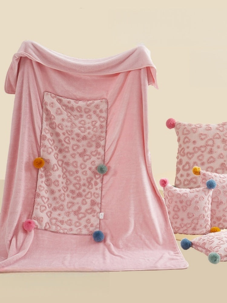 Monster Eyes Sherpa–Flannel Convertible Pillow Blanket