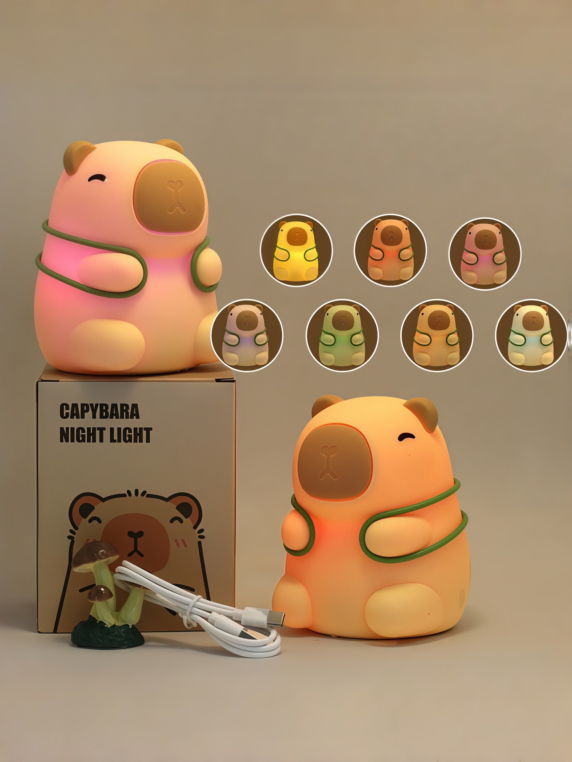 Capybara Silicone Night Light
