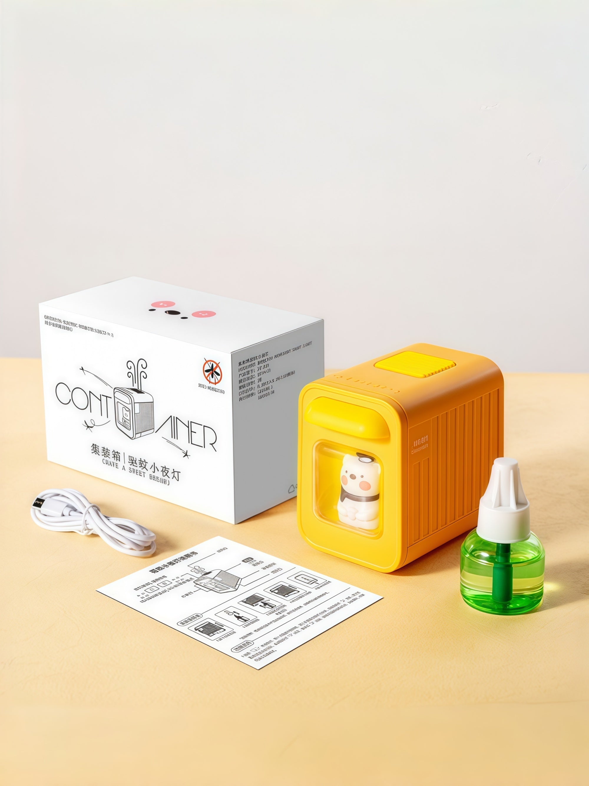 Cartoon Container Mosquito Repellent Night Light