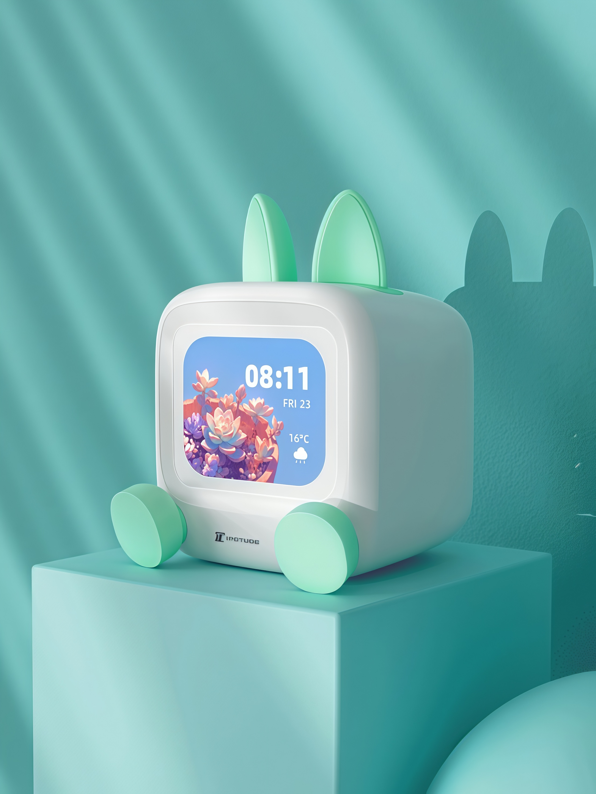 Desktop Pet Robot Clock & Bluetooth Speaker