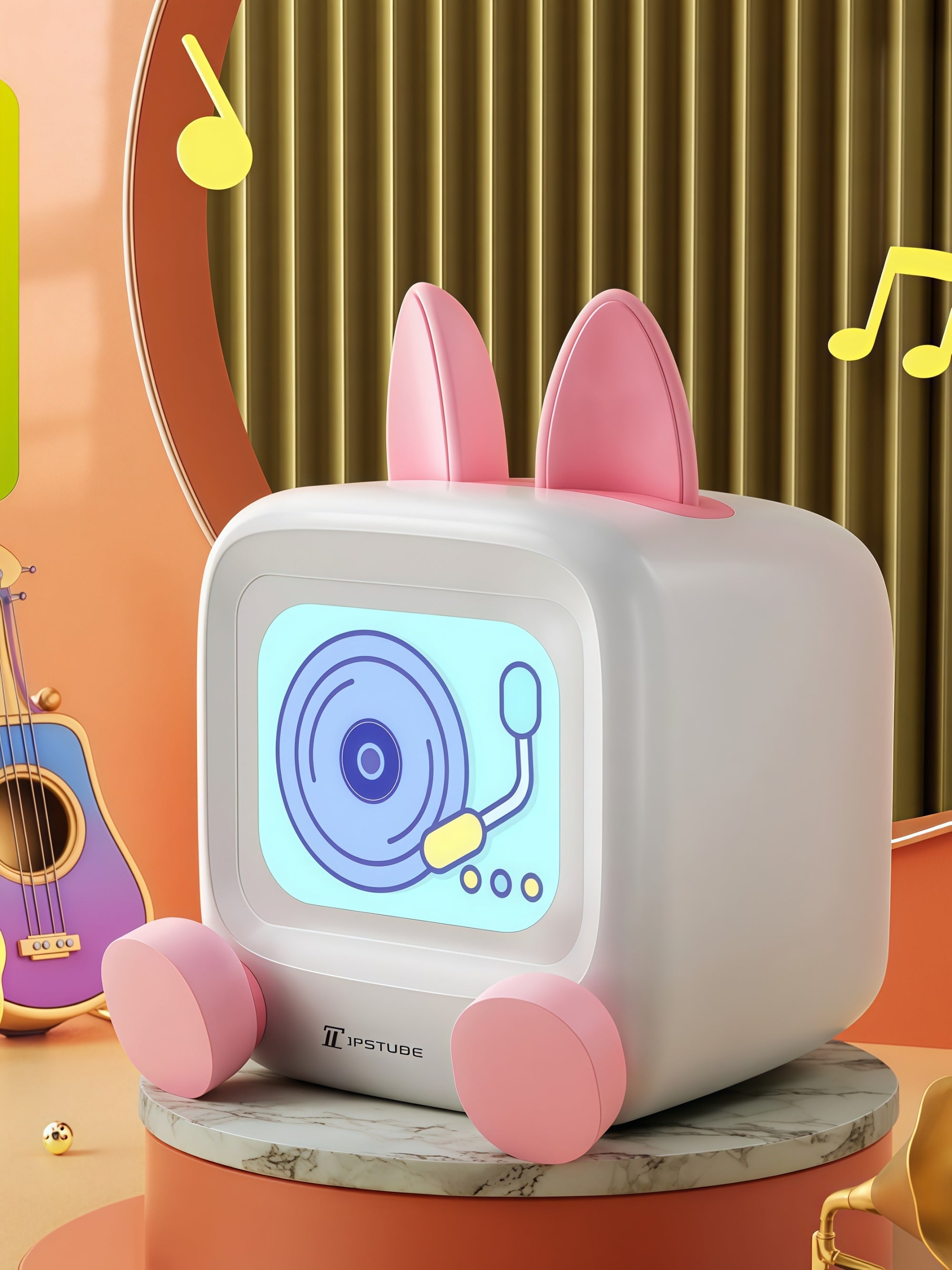 Desktop Pet Robot Clock & Bluetooth Speaker