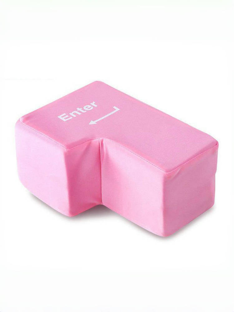 Big Enter Key USB Stress-Relief Pillow
