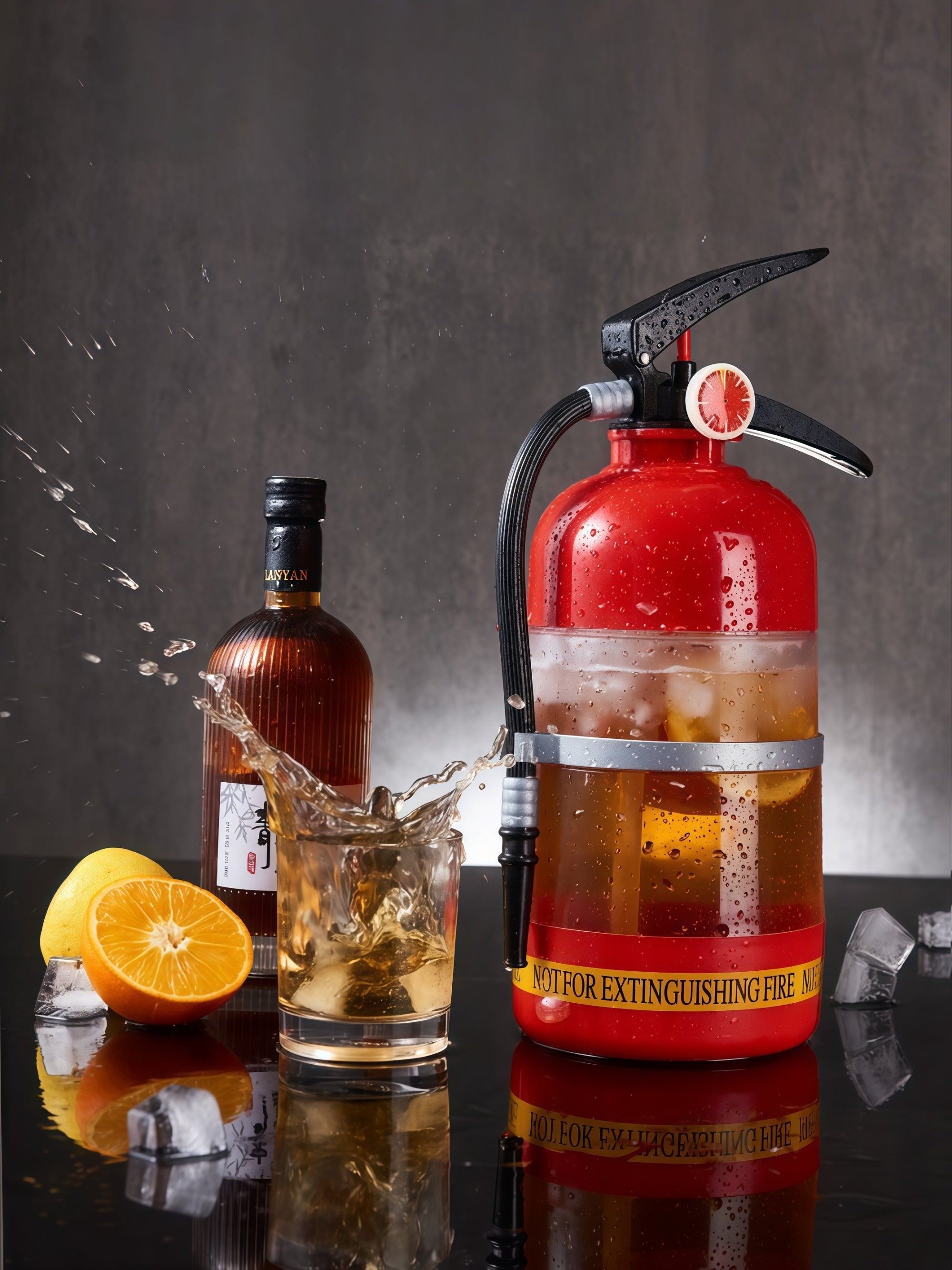 Fire-Extinguisher Beer Dispenser Keg