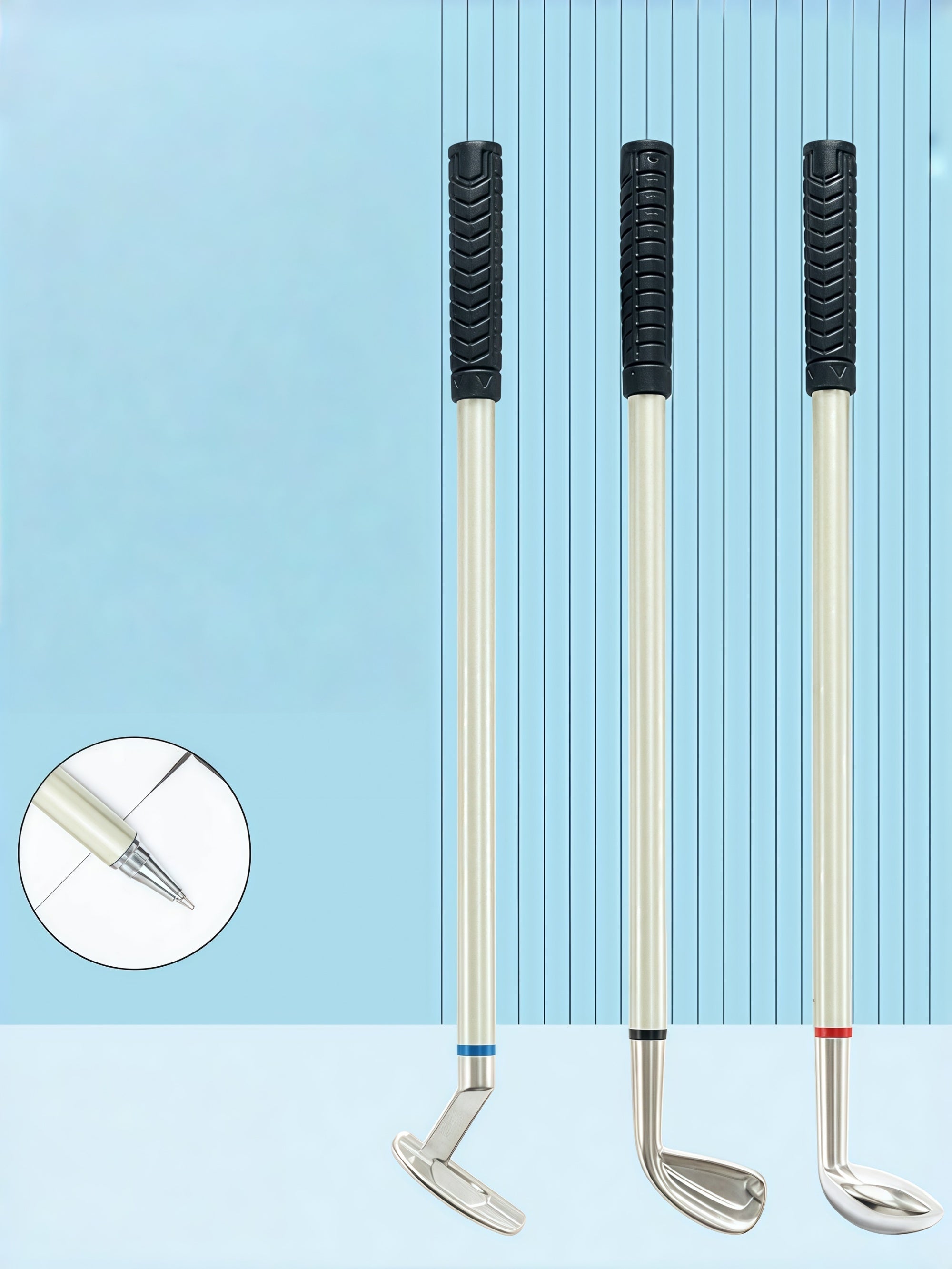 Golf Club Metal Ballpoint Pen Gift Set