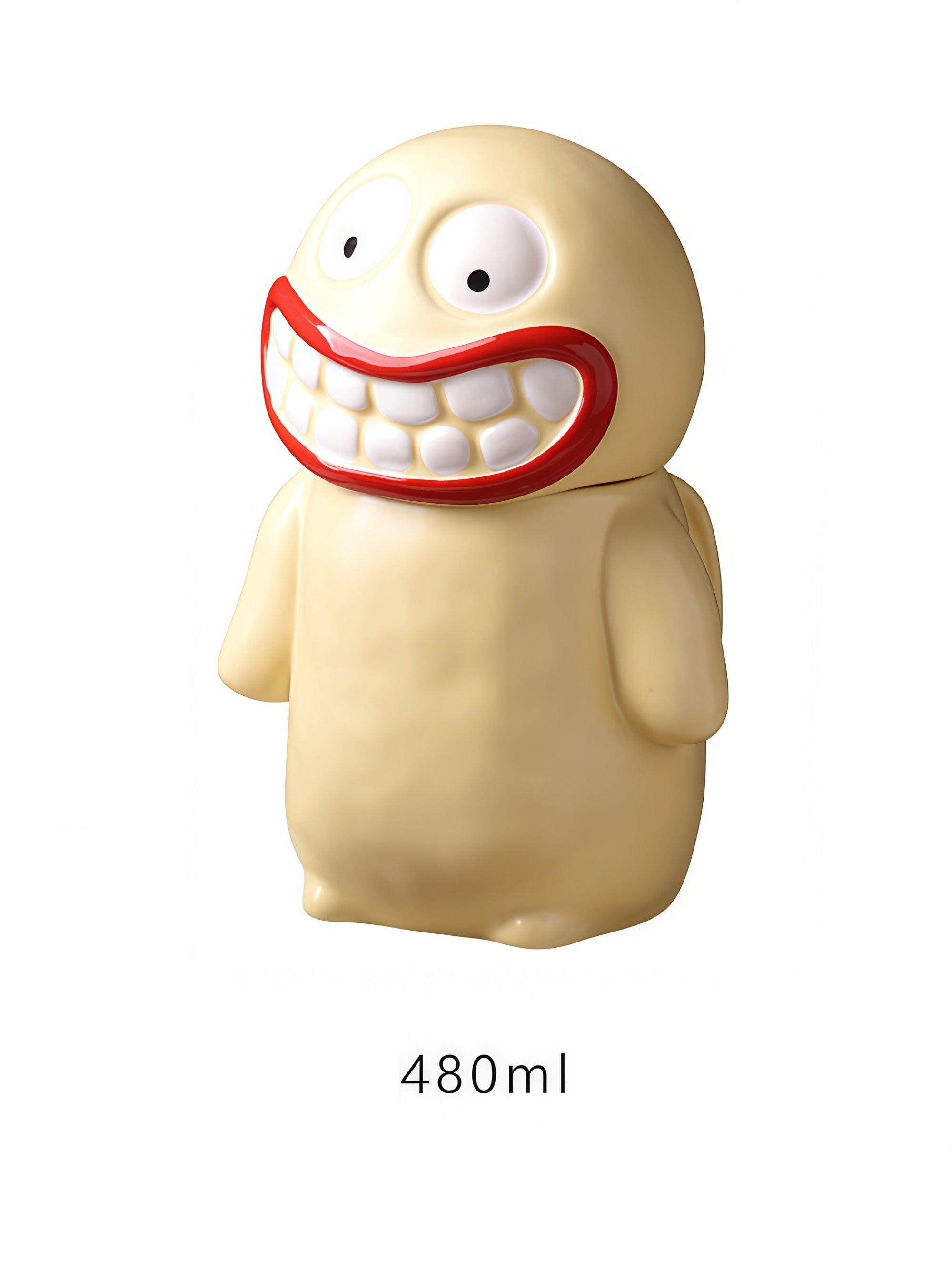 Handmade Ugly-Cute “Mud Monster” Big Mouth Mug