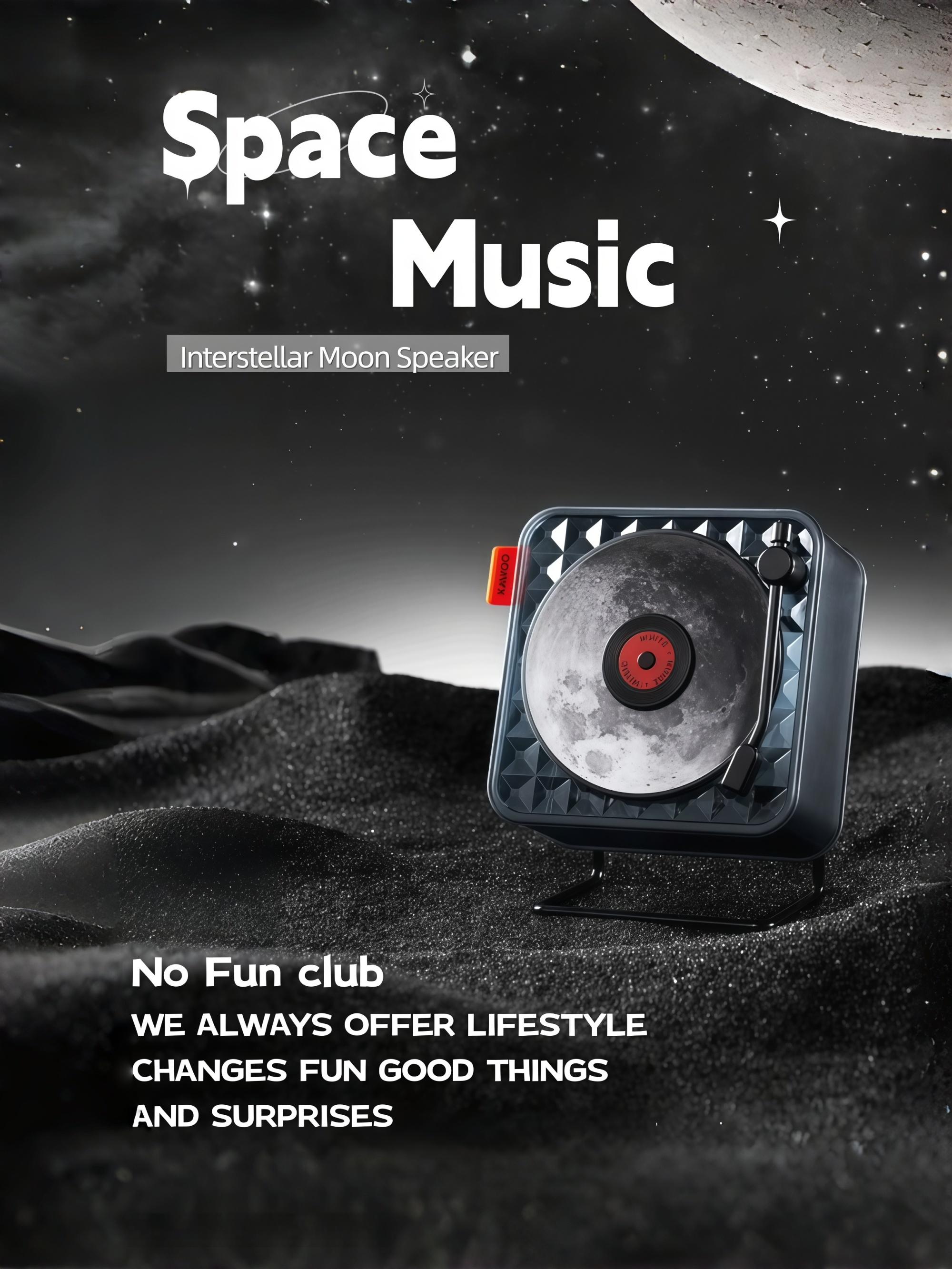 Ice Candy Vinyl Bluetooth Speaker & Ambient Light