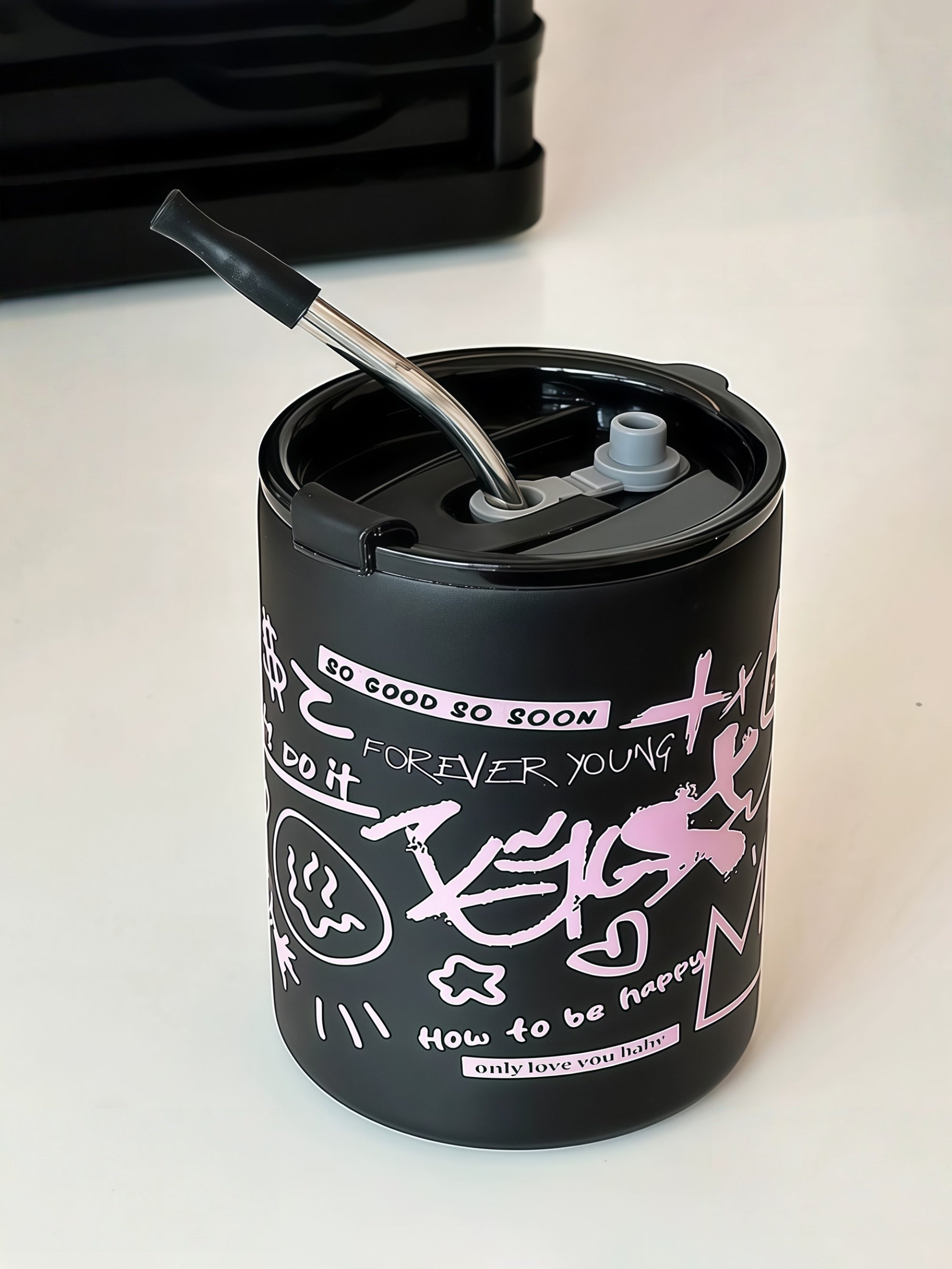 Ins-Style Stainless Steel Coffee Tumbler