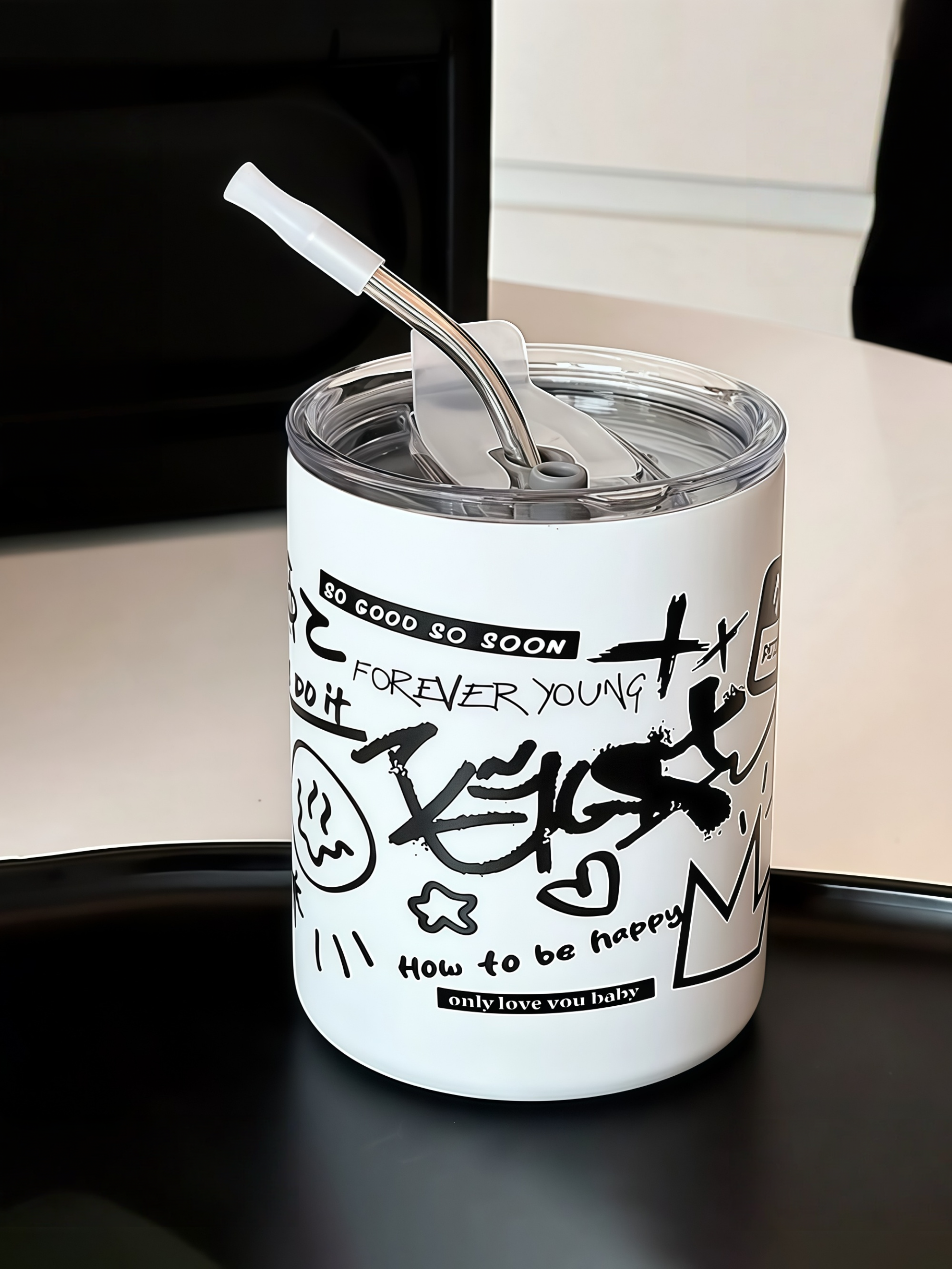 Ins-Style Stainless Steel Coffee Tumbler