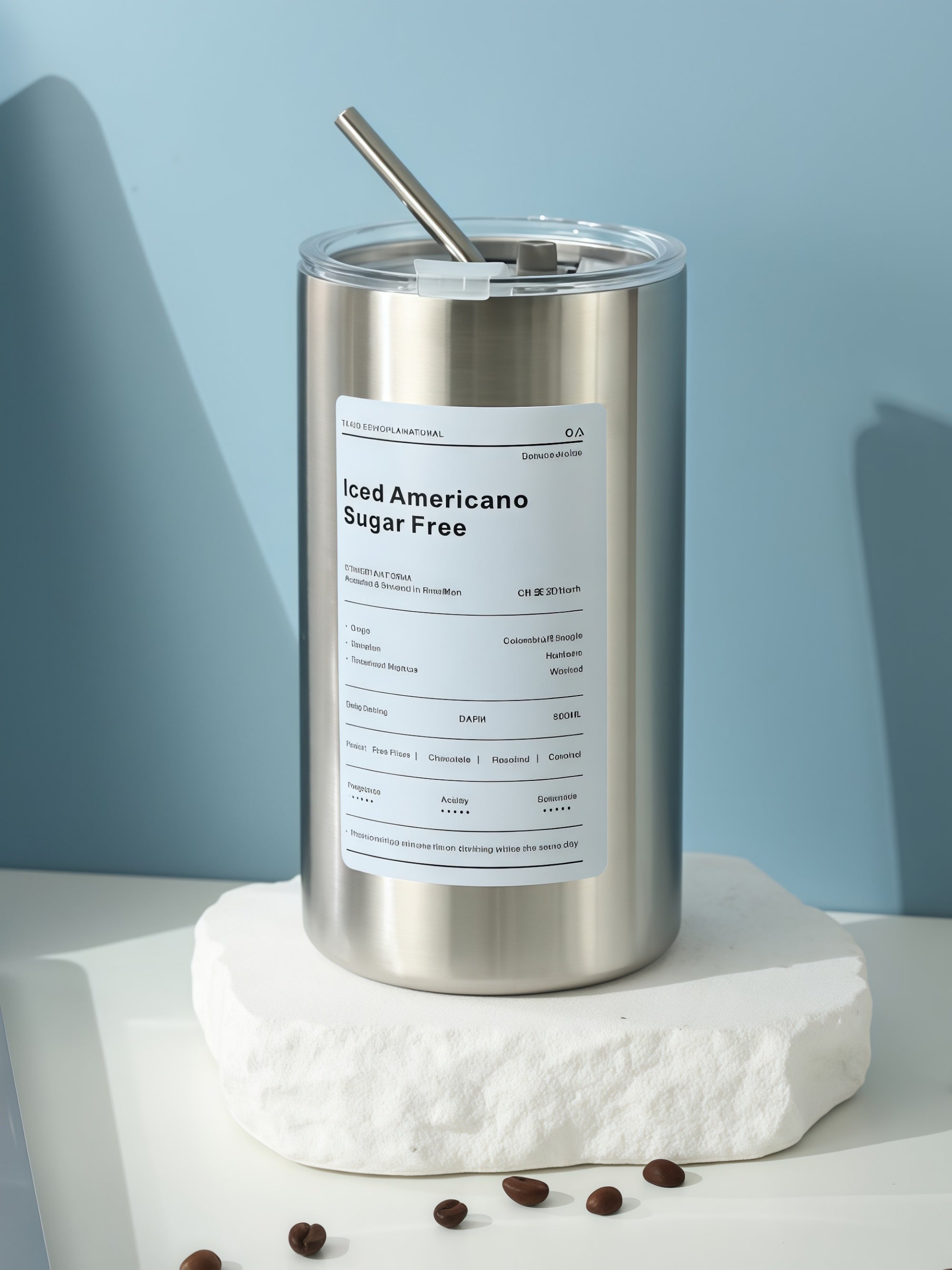 Ins-Style Stainless Steel Coffee Tumbler