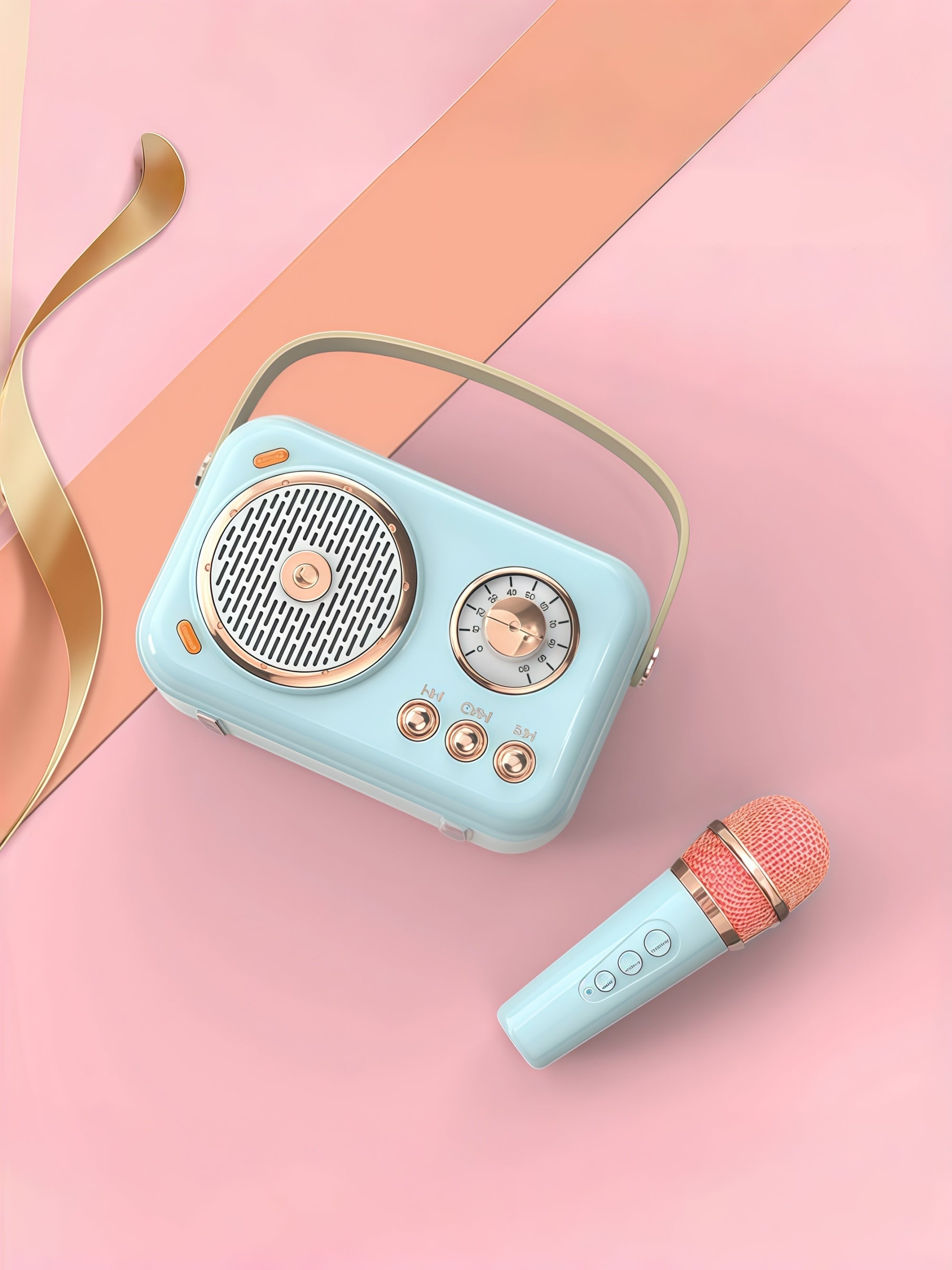 Mini Wireless Karaoke Speaker & Microphone