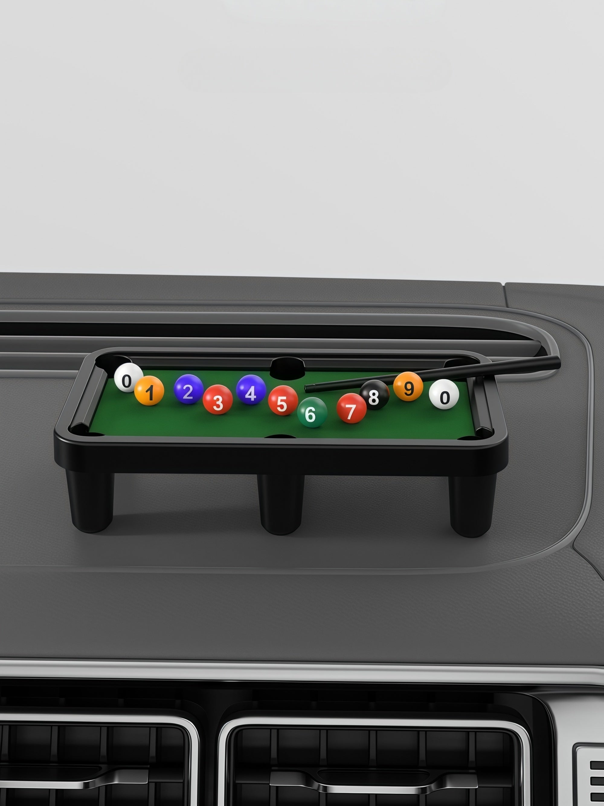 Mini Pool-Themed Parking Number Plate
