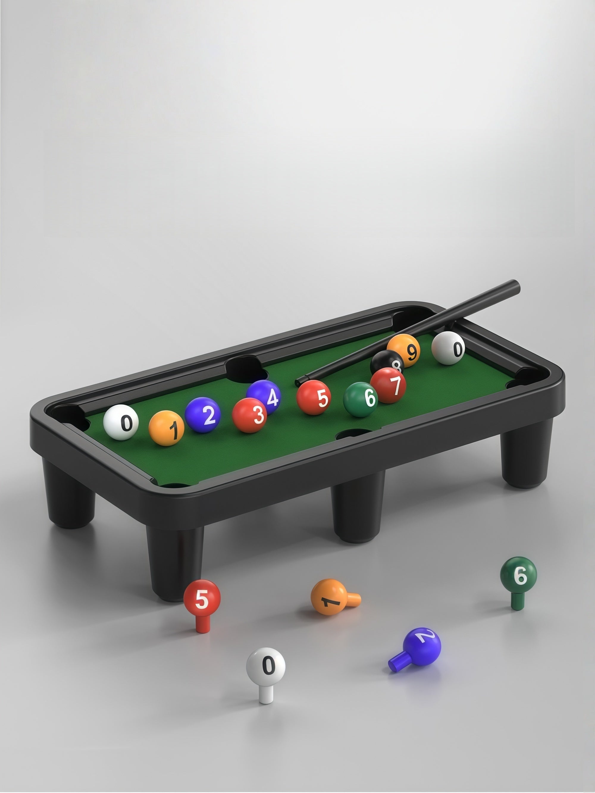 Mini Pool-Themed Parking Number Plate