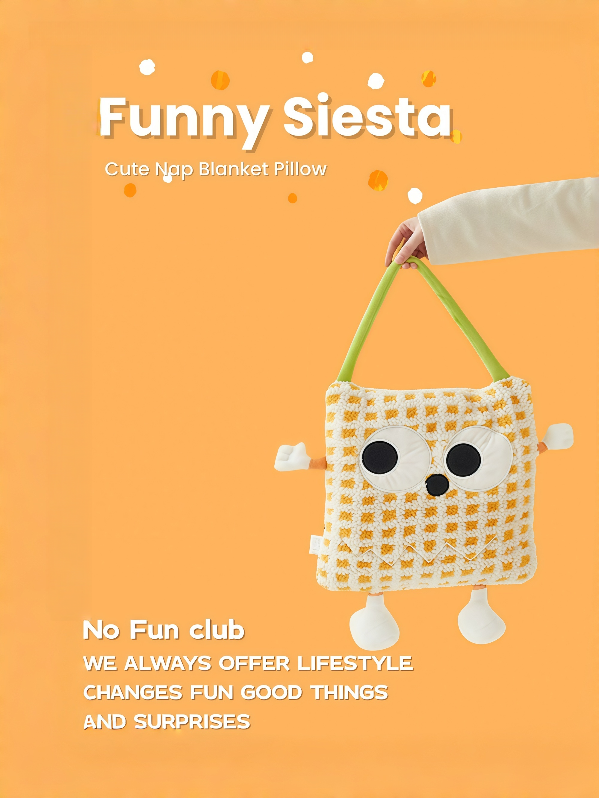 Monster Eyes Sherpa–Flannel Convertible Pillow Blanket