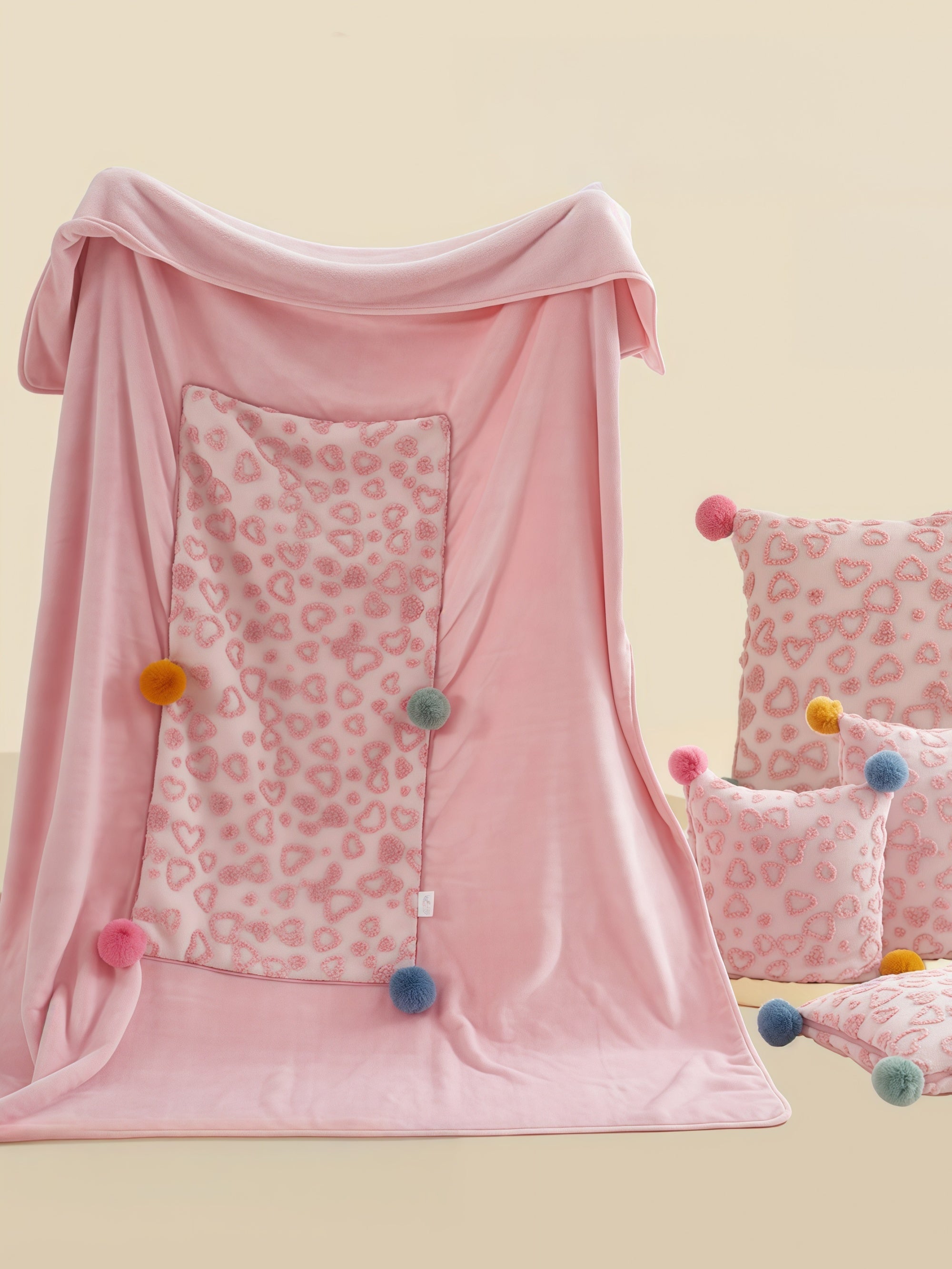 Monster Eyes Sherpa–Flannel Convertible Pillow Blanket