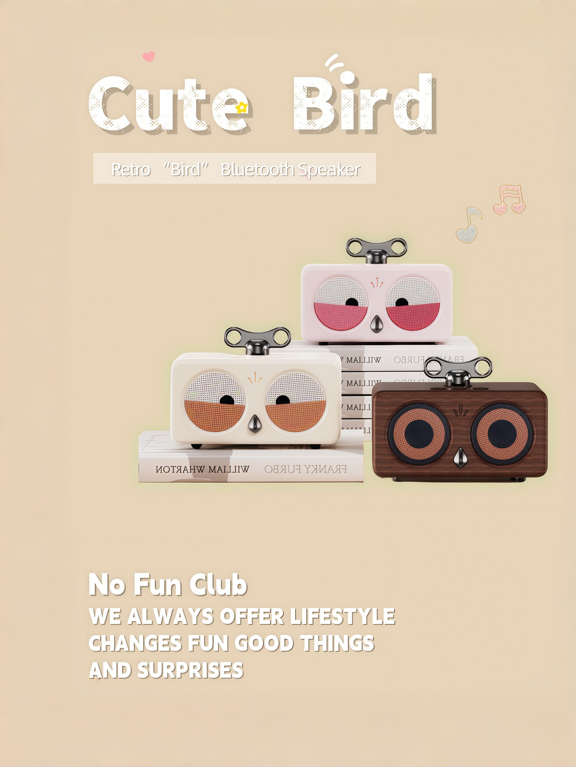 Retro Bird Bluetooth Speaker