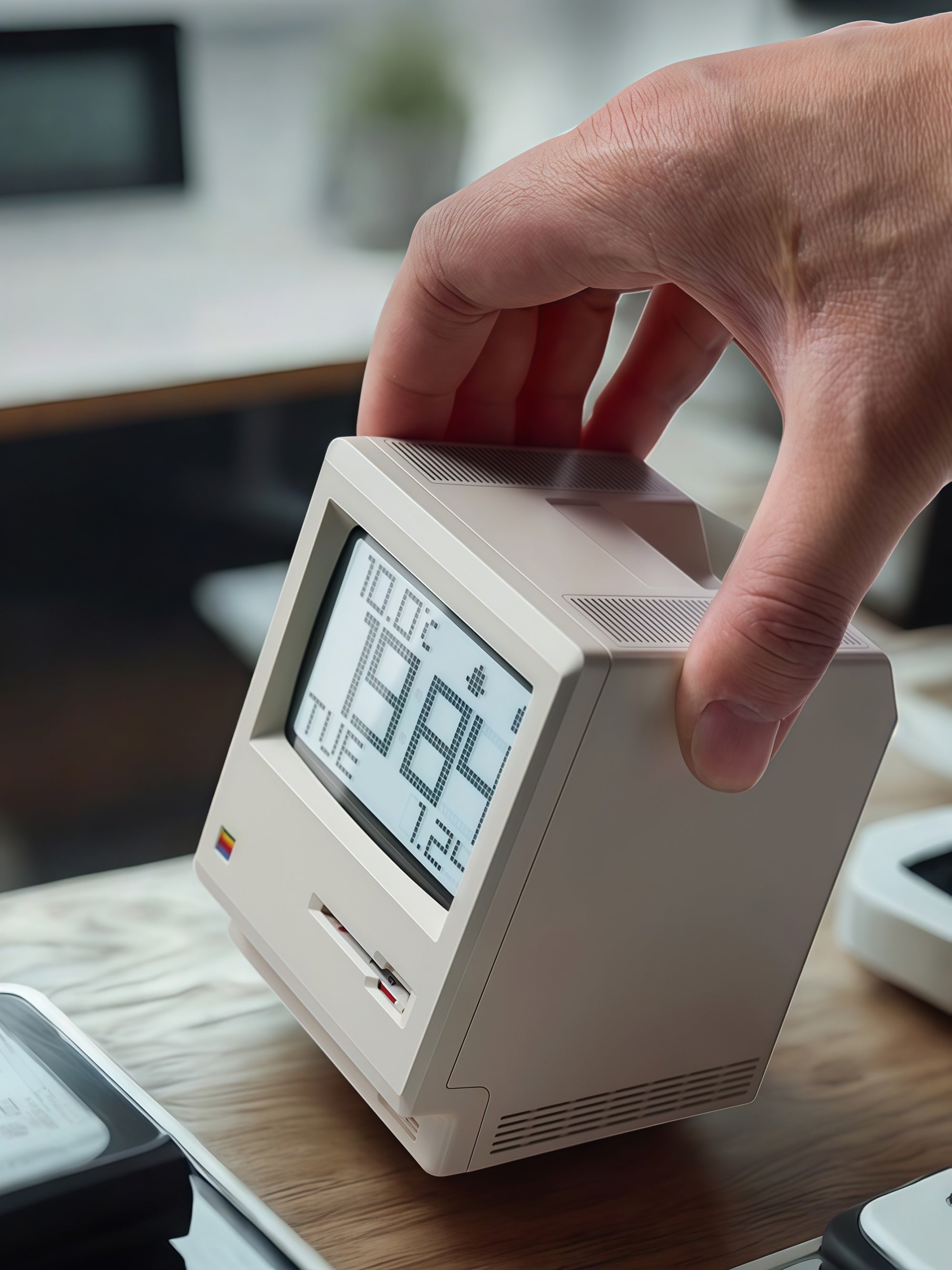 Retro Floppy Alarm Clock
